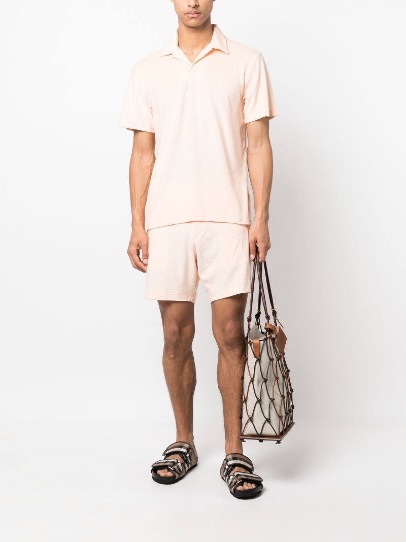 Pink Augusto Terry Shorts