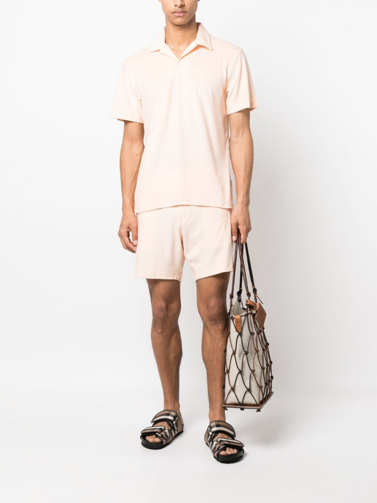 Pink Augusto Terry Shorts