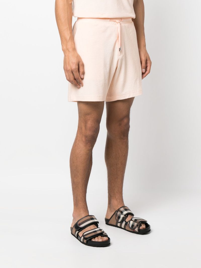 Pink Augusto Terry Shorts