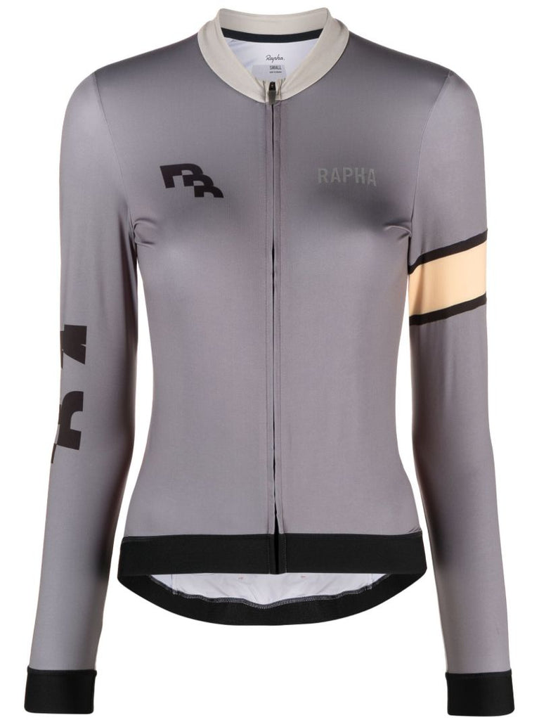 X Browns Grey Pro Team Training Cycling Jersey