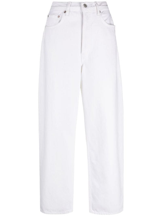 White Dara Wide-leg Jeans