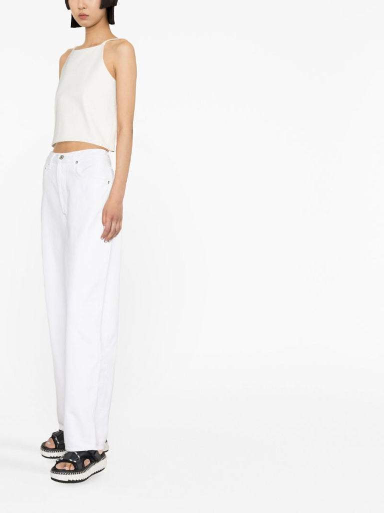 White Dara Wide-leg Jeans