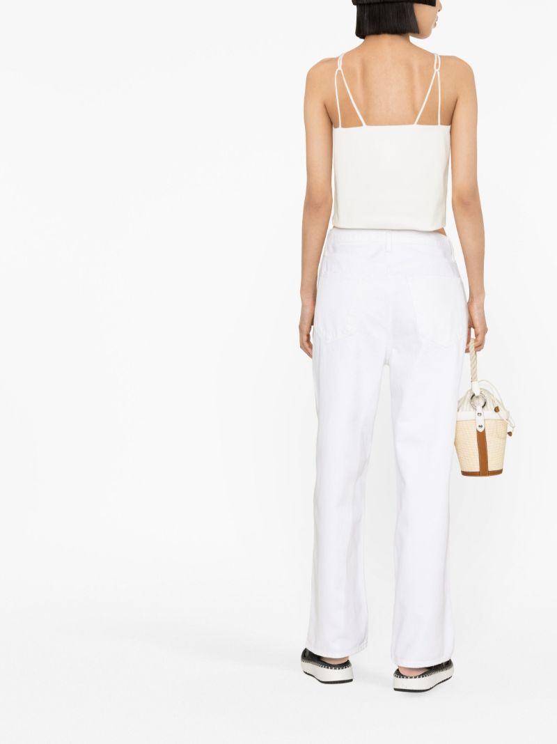 White Dara Wide-leg Jeans