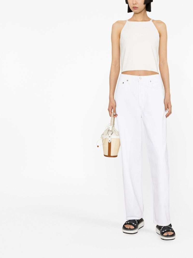 White Dara Wide-leg Jeans