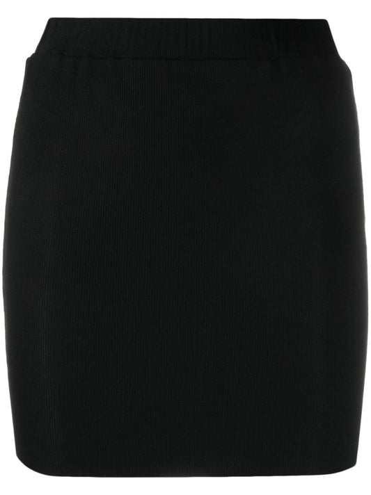 Black High-waist Mini Skirt