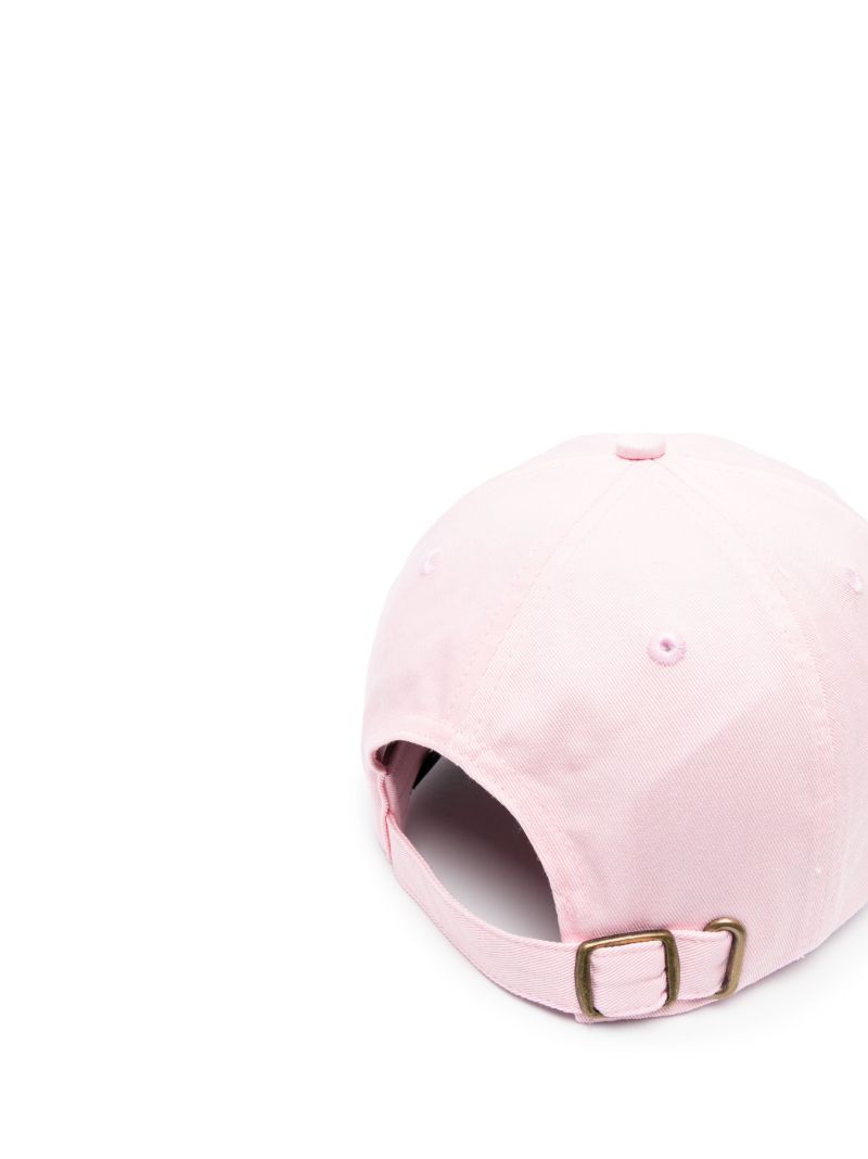 Pink Rhinestone Logo Cap