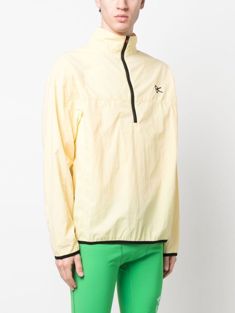 Yellow Theo Half-zip Running Jacket