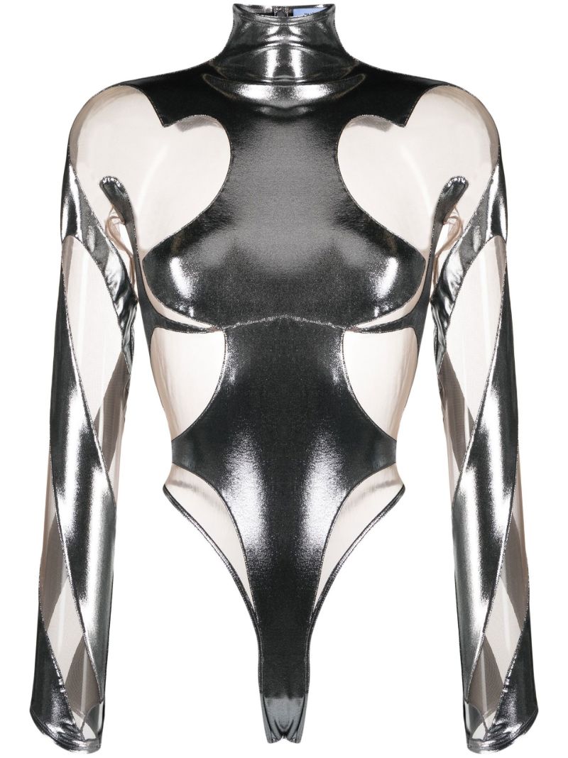 Silver Rodeo Shaping Panelled Bodysuit