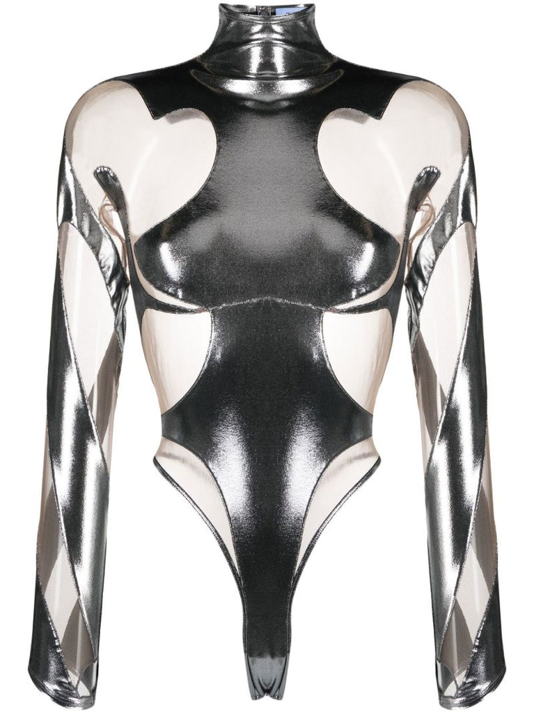 Silver Rodeo Shaping Panelled Bodysuit
