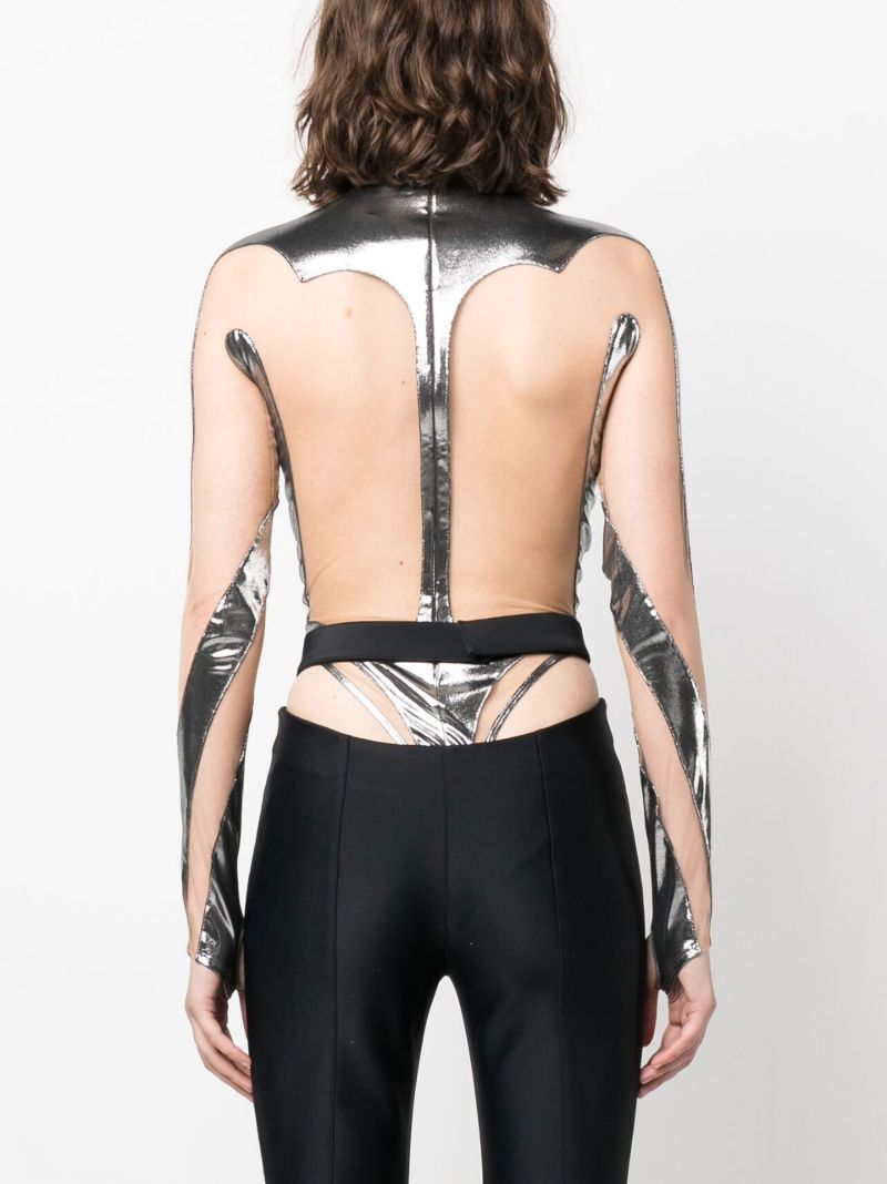 Silver Rodeo Shaping Panelled Bodysuit