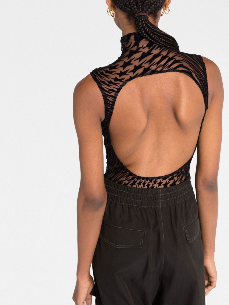 Black Star Mesh Bodysuit