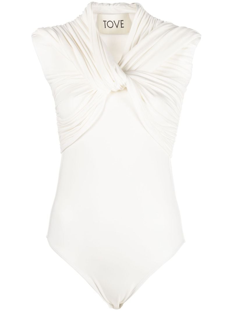 White Florence Twisted Bodysuit