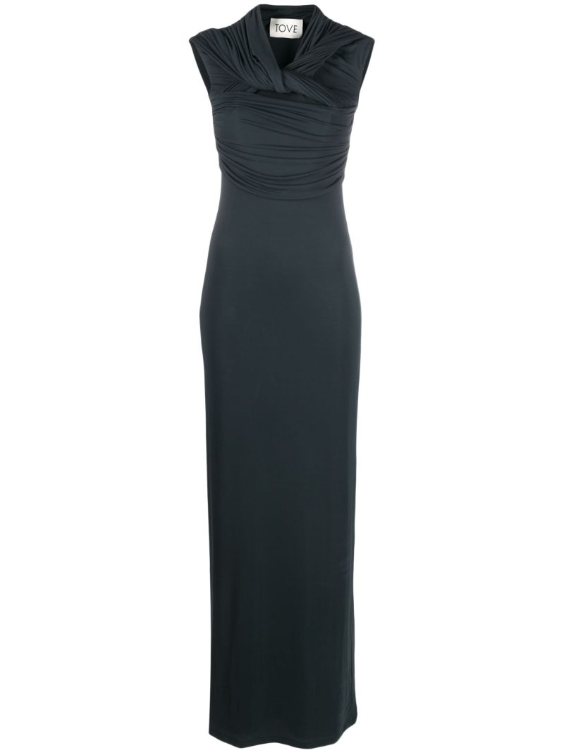Green Lorna Twisted Maxi Dress