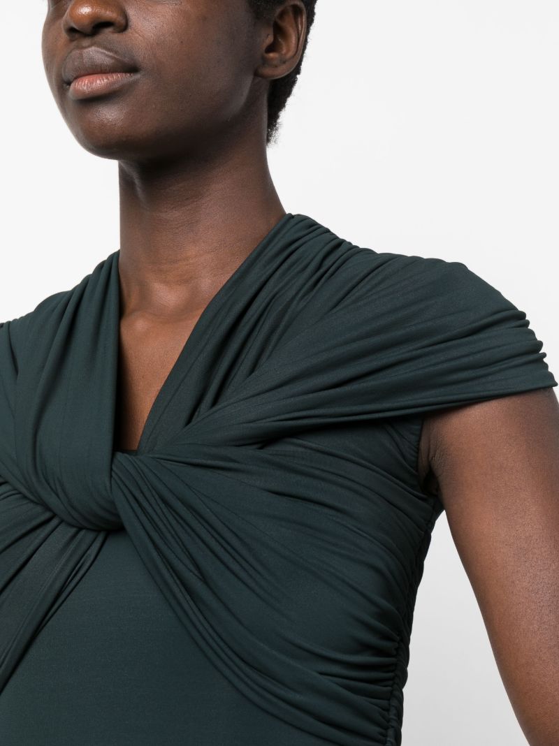 Green Lorna Twisted Maxi Dress