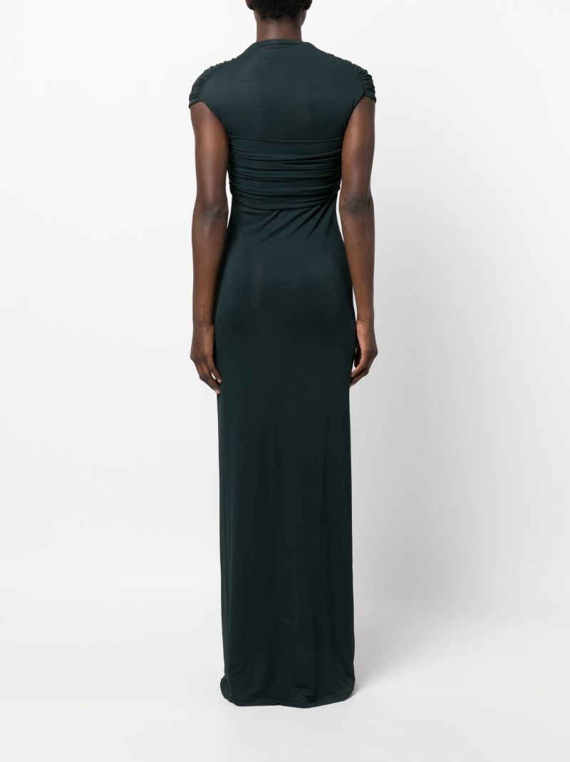 Green Lorna Twisted Maxi Dress