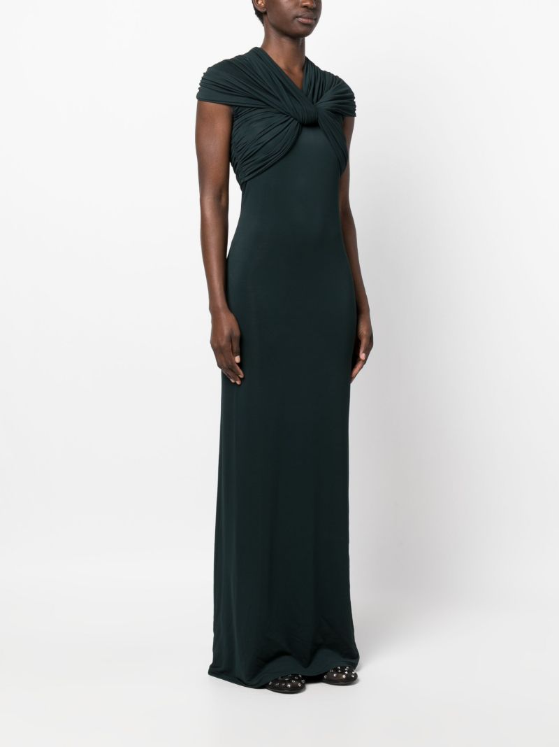 Green Lorna Twisted Maxi Dress