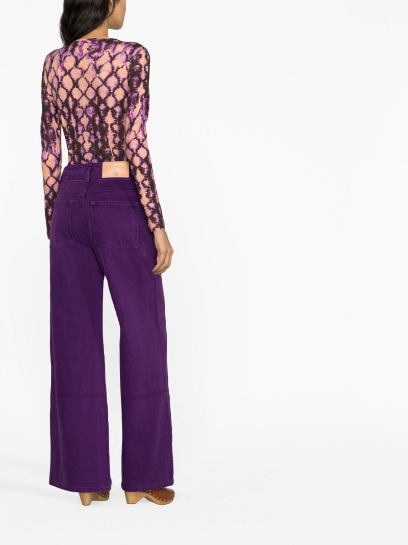 Purple Eve Printed Cotton Top