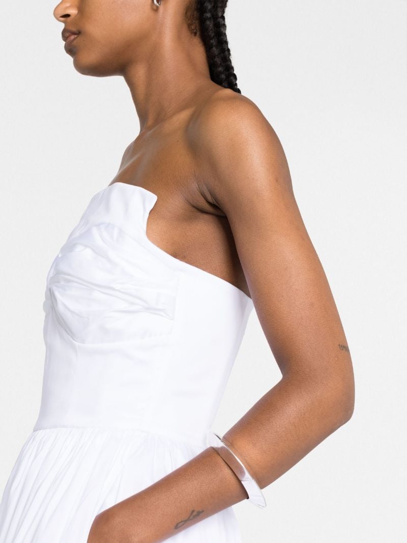 White Juliet Strapless Organic Cotton Dress