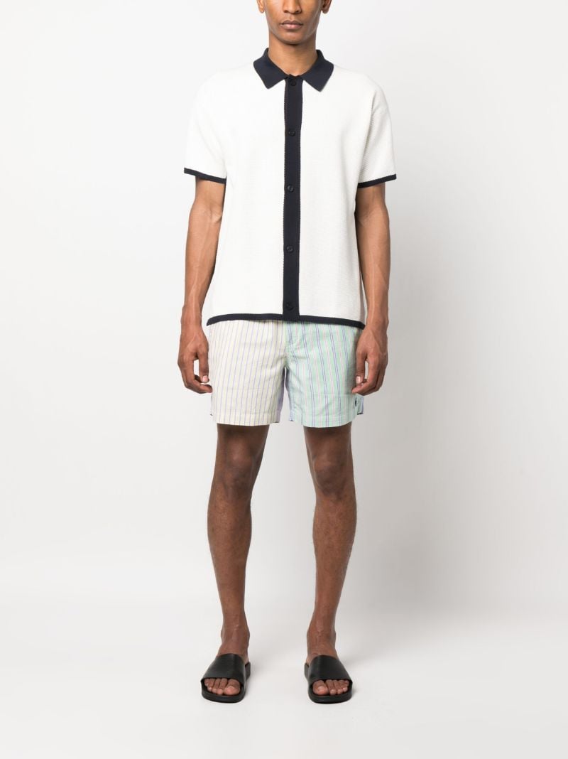 White Barretos Short-sleeve Cardigan