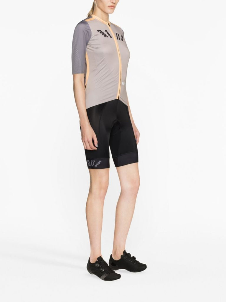 X Browns Grey Pro Team Aero Cycling Jersey