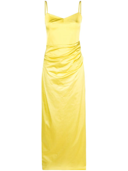 Yellow Vona Sleeveless Maxi Dress