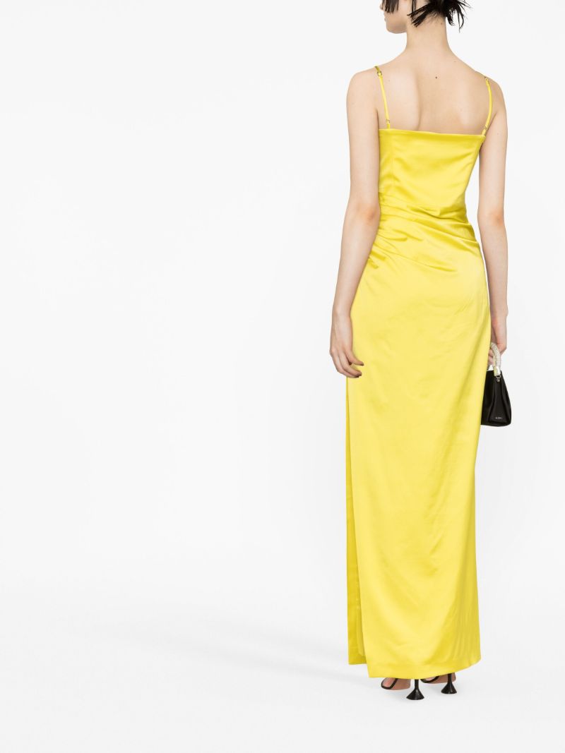 Yellow Vona Sleeveless Maxi Dress