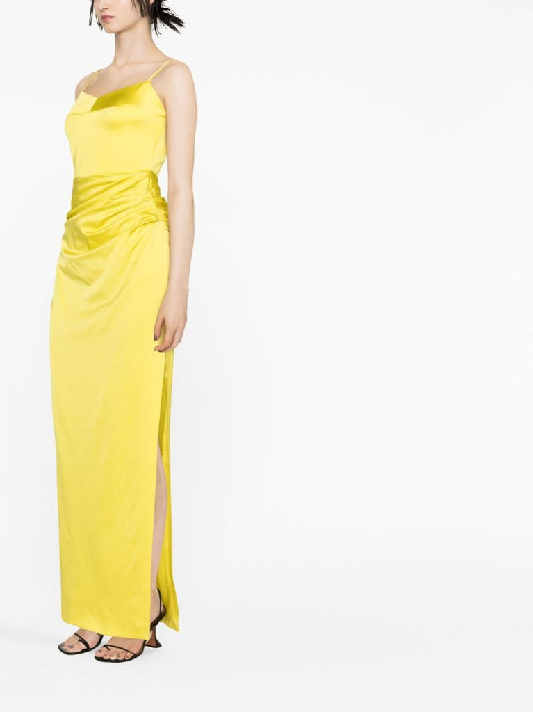 Yellow Vona Sleeveless Maxi Dress