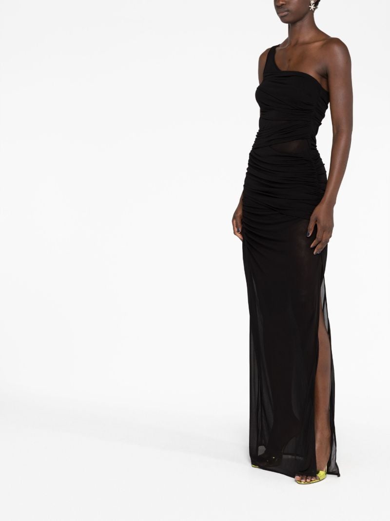 Black Moni One Shoulder Maxi Dress