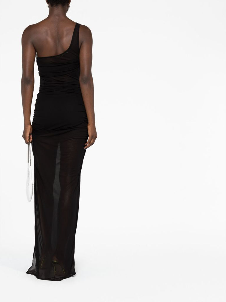 Black Moni One Shoulder Maxi Dress