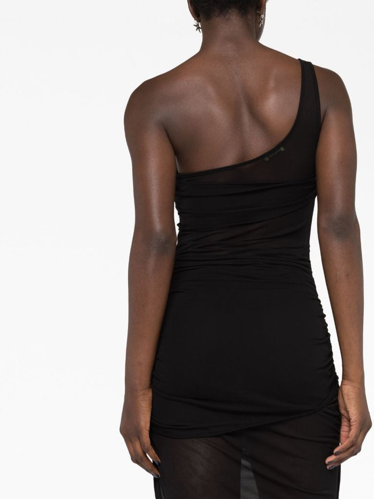 Black Moni One Shoulder Maxi Dress