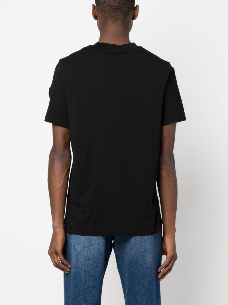 Black Logo Print T-shirt