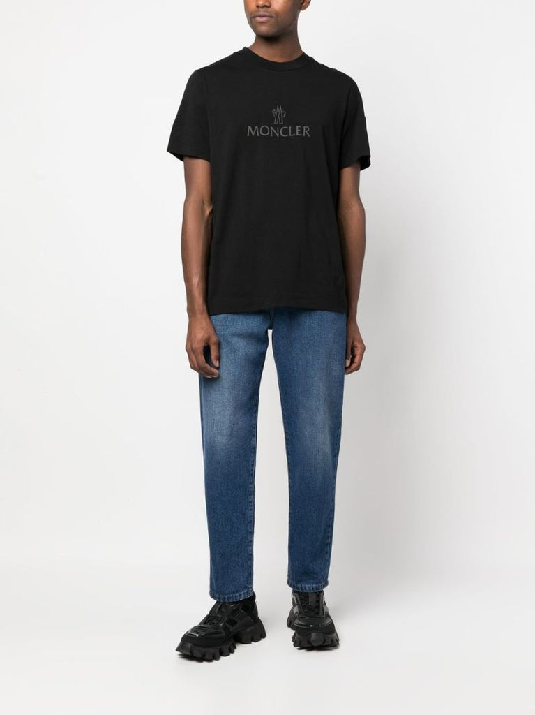 Black Logo Print T-shirt