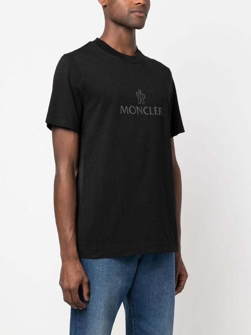 Black Logo Print T-shirt
