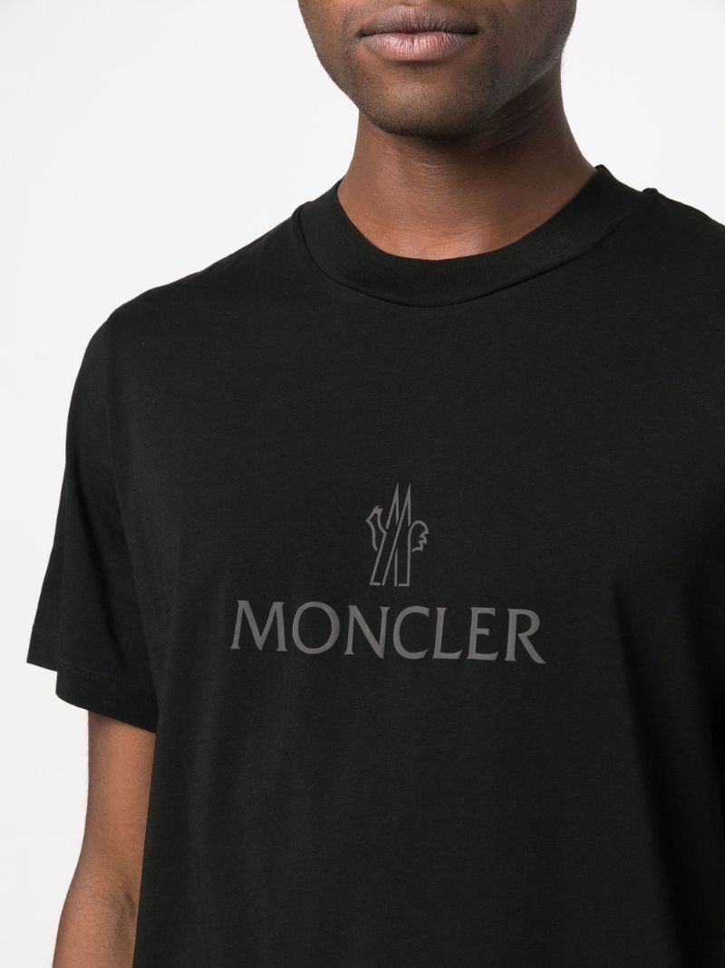 Black Logo Print T-shirt