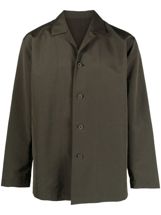 Green Long Sleeve Buttoned Shirt