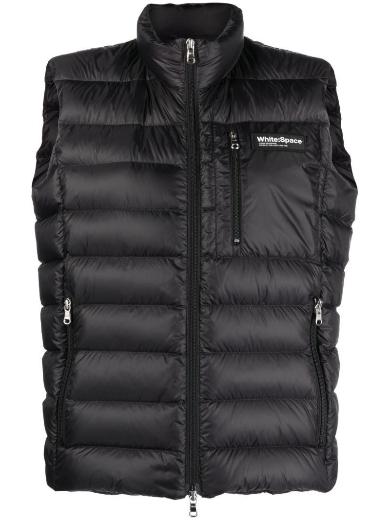 Black Tate Padded Gilet