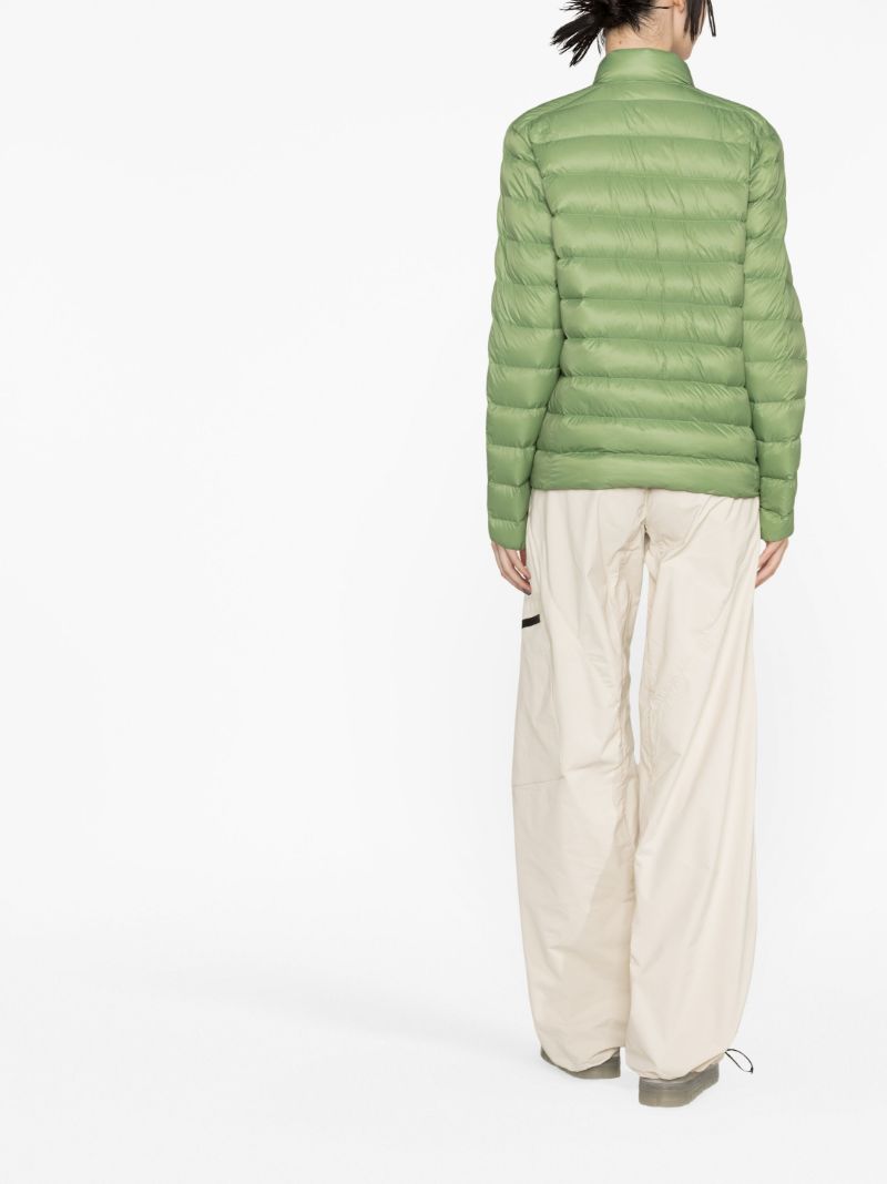 Green Tate Feather Down Jacket