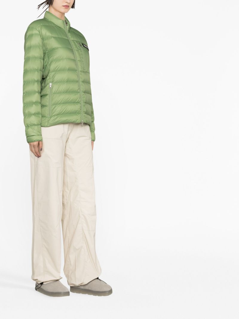 Green Tate Feather Down Jacket