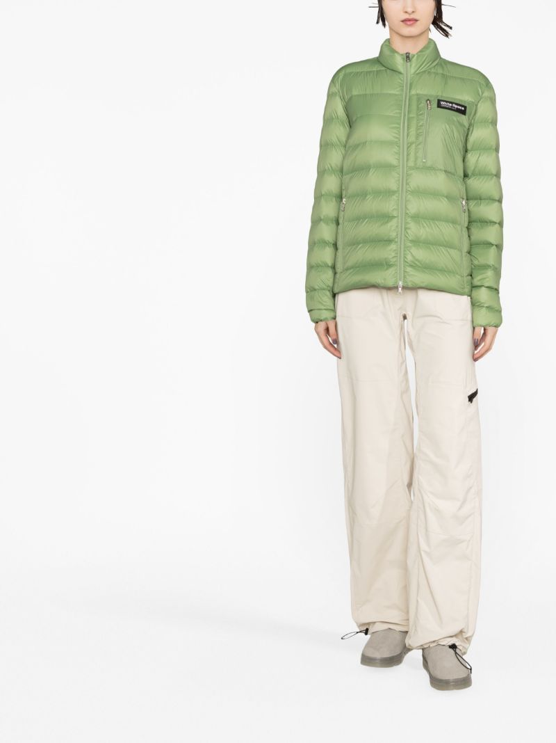 Green Tate Feather Down Jacket
