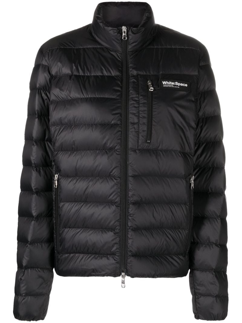 Black Tate Feather Down Jacket