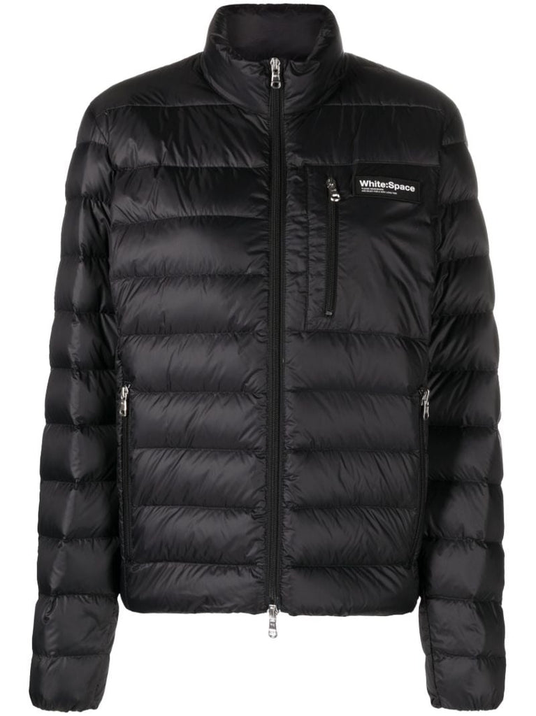 Black Tate Feather Down Jacket