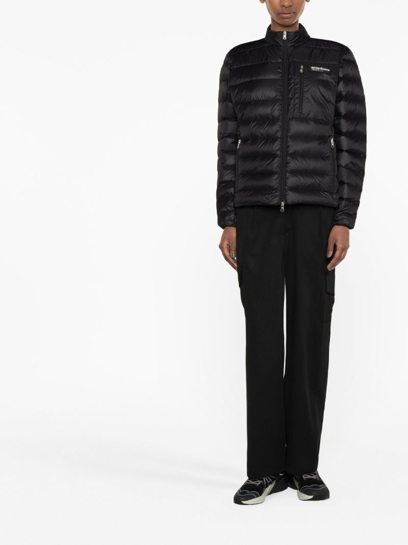 Black Tate Feather Down Jacket