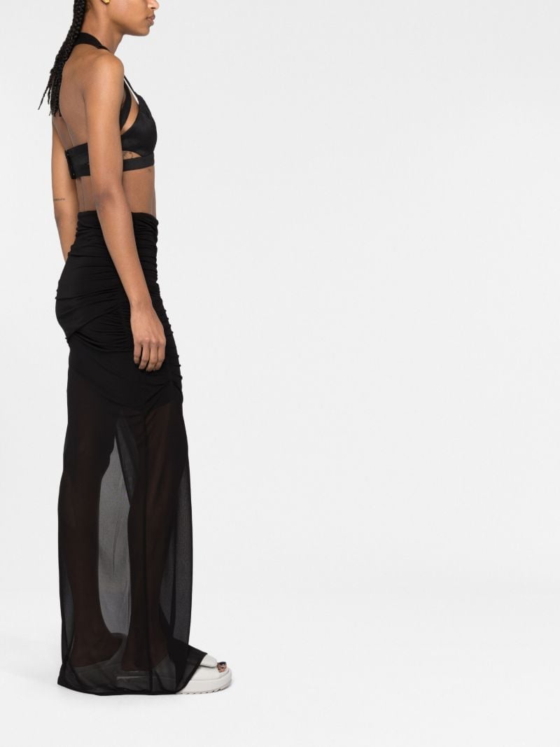 Black Medevi V-neck Crop Top