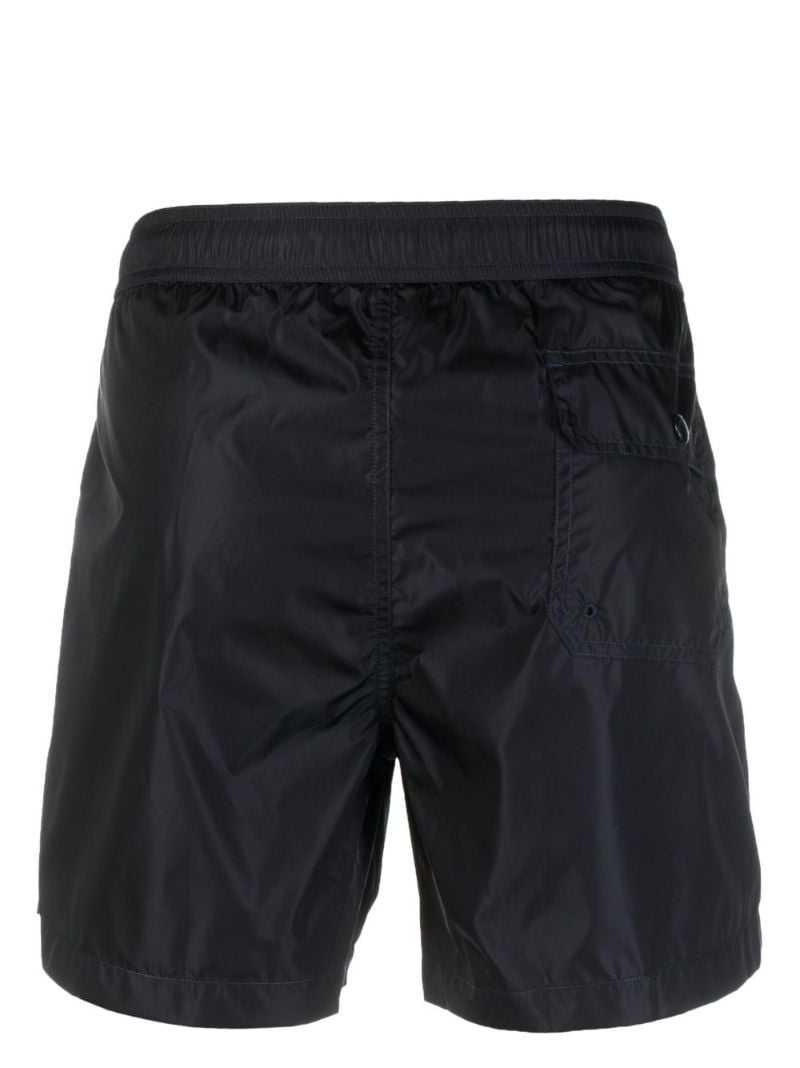Blue Logo-appliquÃ_x0083_Â© Swim Shorts