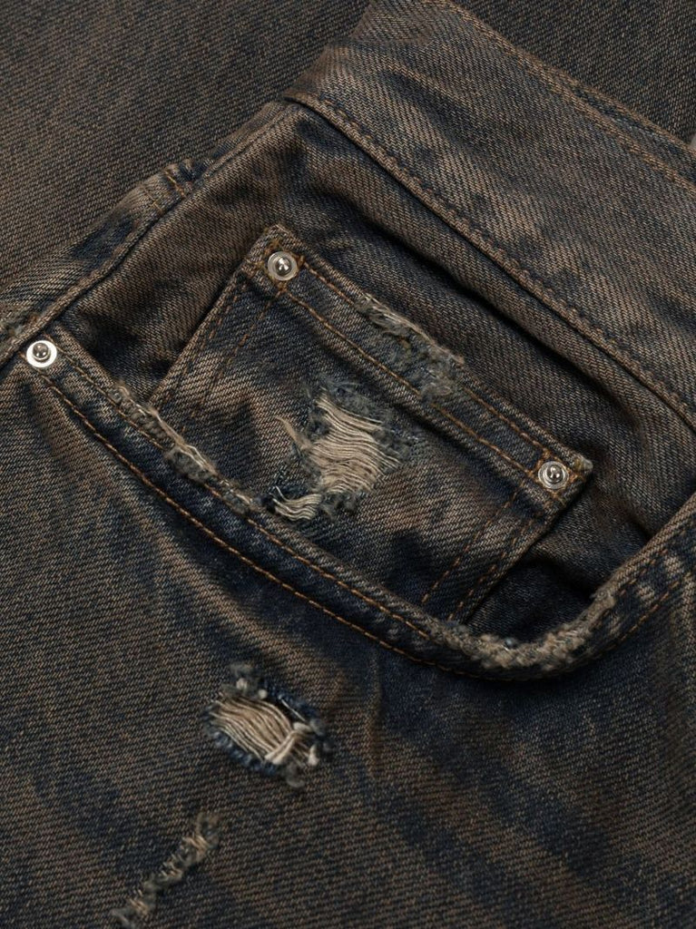 Blue Ma Bar Pocket Jeans
