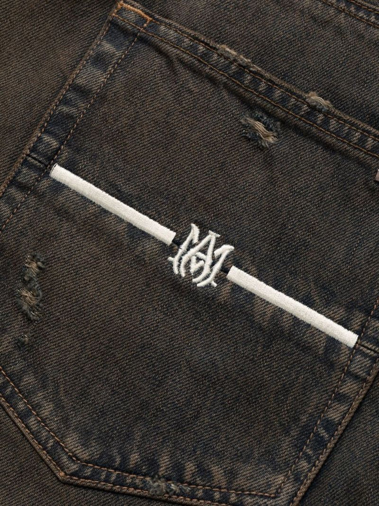 Blue Ma Bar Pocket Jeans
