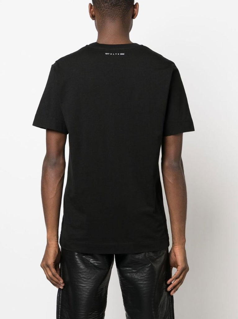 Black Icon Face Print T-shirt