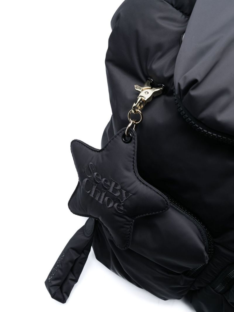 Black Joy Rider Padded Backpack