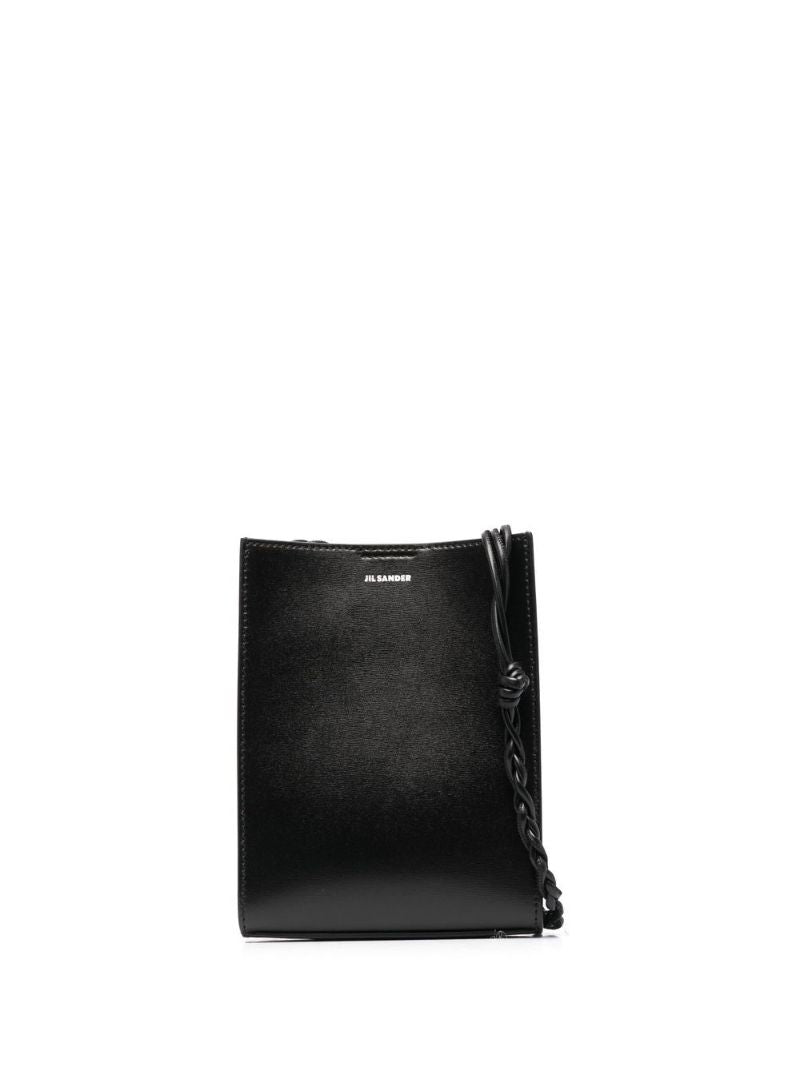 Black Tangle Small Leather Cross Body Bag