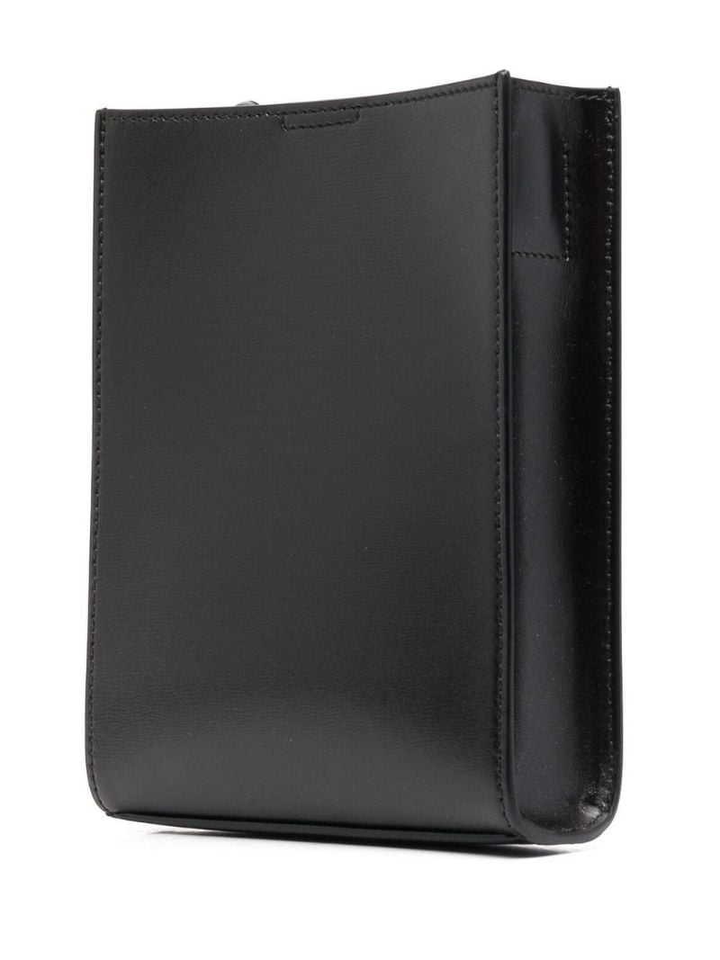 Black Tangle Small Leather Cross Body Bag